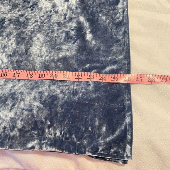 Vince Camuto Blue Velvet Blouse - Picture 8 of 8